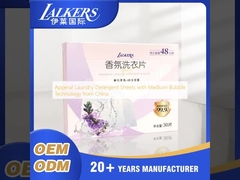 Apperal Laundry Detergent Sheets with Medium Bubble Technology from China