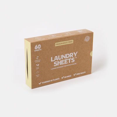 Harga bagus Pembersih dalam Pakaian Pembersih Lembar Biodegradable Ramah Lingkungan Menghilangkan noda mendalam 2.8-3g / lembar on line