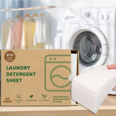 Harga bagus Household Cleaning Washing Eco Friendly Laundry Strips Laundry Detergent Sheets on line