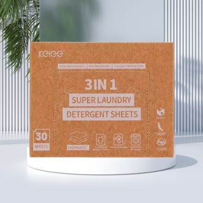 Harga bagus Plant Enzyme Laundry Detergent Paper Sheets Super Concentrated Laundry Detergent Sheets on line