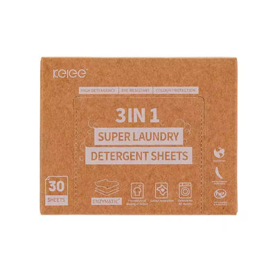 Harga bagus Natural Detergent Detergent Sheet Laundry 3 in 1 Lightweight Liquidless Fresh Scent on line