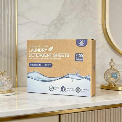 Bon prix Nettoyage puissant Les feuilles de détergent de linge respectueuses de l'environnement avec un parfum personnalisable pour les taches dures en ligne