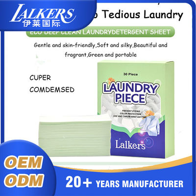 Good price Customise Laundry Detergent Sheets Dissolve Easily Clothes Soap Sheets online