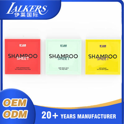 Bom preço Chapas de shampoo de limpeza profunda Chapas de condicionador de cabelo biodegradáveis on-line