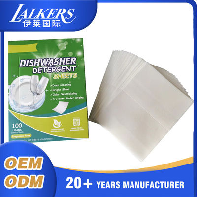 Good price Customizable Dishwashing Detergent Sheets Lightweight And Compact online