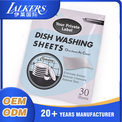Good price No Residue Dish Washing Sheets Dishwasher Cleaning Strips Softening Agents online