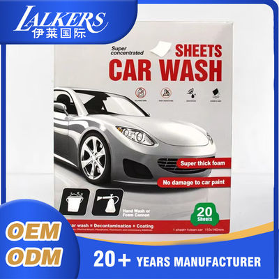 Good price Compact Car Cleaning Sheets Fresh Scent Long Lasting Sustainable Eco Friendly online