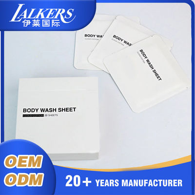 Bon prix Des draps de douche écologiques économisant de l'espace et du papier de lavage corporel portable et léger en ligne