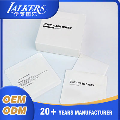 Giá tốt OEM du lịch giấy rửa cơ thể làm trắng hương thơm lâu dài hòa tan trực tuyến