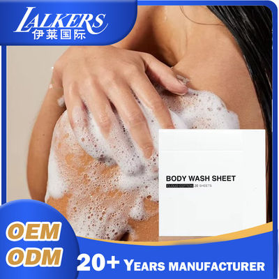 Good price Easy Preparation Dry Soap Sheets Natural Fragrance Portable And Lightweight online