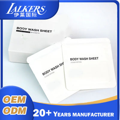 Good price Portable Body Wash Sheets Zero Waste Dissolvable Customize For Travel online