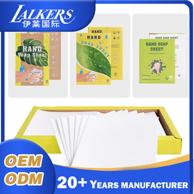 Good price Travel Outdoor Cleaning Dissolving Hand Soap Sheets Easy Dissolved Eco Friendly online