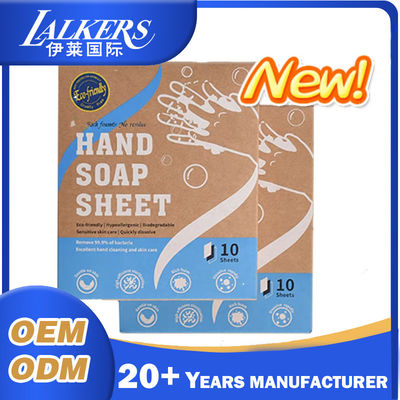 Good price Dissolving Disposable Travel Soap Sheets Portable Long Lasting Fresh Scent online