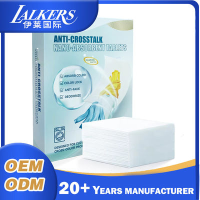 Harga bagus OEM Natural Dye Trapping Sheets Aroma Bebas Mesin Cuci Catcher Warna on line