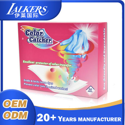 Harga bagus Eco Friendly Warna Grabber Laundry Sheets Serbaguna Warna Catcher Laundry Sheets on line