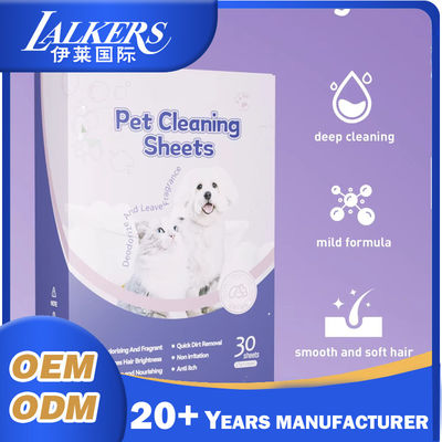 Bon prix Éco-friendly Pet Clean Sheet Inoffensif Doux Biodégradable Personnalisable en ligne