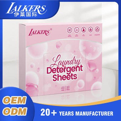 Good price Deep Cleaning And Fresh Clothes Laundry Detergent Sheet Strong Cleansing Laundry Detergent Sheet online
