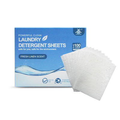 अच्छा दाम इको-लैवेंडर और ओशन फ्रैगरेंस डिस्पोजेबल सॉलिड एंजाइम लॉन्ड्री डिटर्जेंट शीट्स निर्माता ऑनलाइन