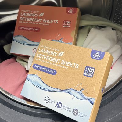 Goede prijs Natuurlijke Milieuvriendelijke Langdurige Geur Diep Reinigende Wasmiddelbladen Wasstrips online