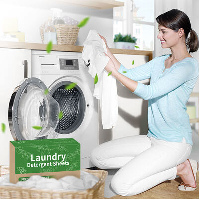 Eco Friendly Laundry Detergent Soap Sheets Deep Cleaning Underwear Laundry Washing Sheets