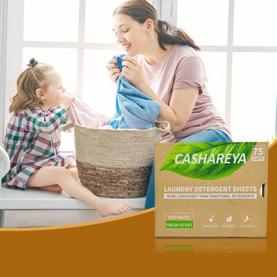  Deep Decontamination Laundry Detergent Sheet Private Label Disposable Laundry Washing Sheets