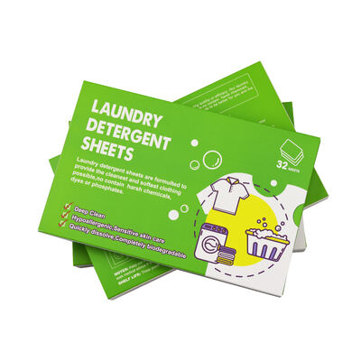 Buen precio Hojas de detergente para ropa con fragancia de lavanda ECO Friendly Hojas de detergente para ropa para el hogar en línea