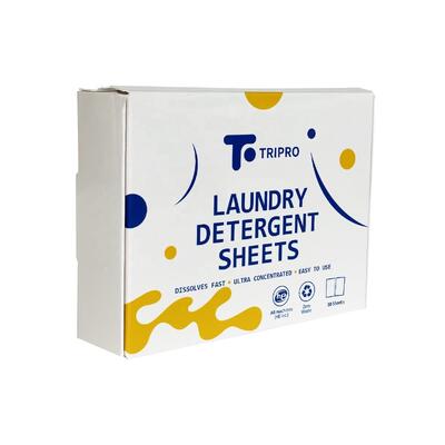 Good price Eco-Friendly Biodegradable Laundry Detergent Sheets with Customizable Fragrance for Deep Cleaning online