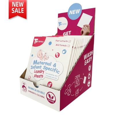 Buen precio Hojas de detergente para la colada que combaten las manchas y eliminan la suciedad, jabón en papel para la colada en línea