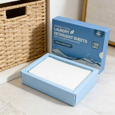 Buen precio Las hojas de lavandería biodegradables a granel ofrecen limpieza personalizada para manchas domésticas difíciles en línea