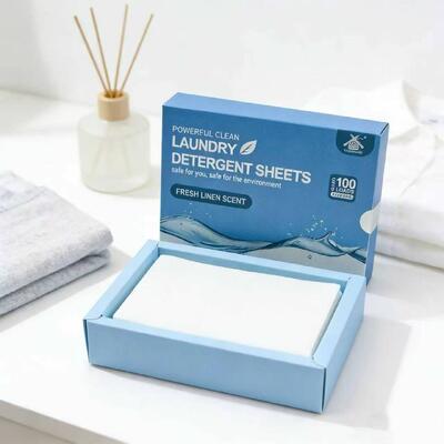 Custom branded eco laundry sheets provide professional cleaning for home and business