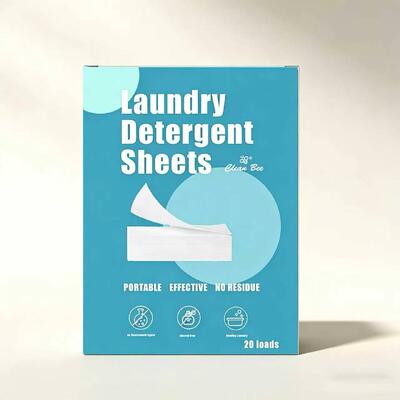 Bom preço Folhas de Detergente Compacto para Lavanderia Ecológicas de Limpeza Profunda para Roupas Frescas on-line