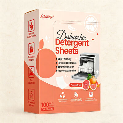 Good price Eco-Friendly Hypoallergenic Long-Lasting Dishwasher Detergent Sheets for Effortless Dish Washing online