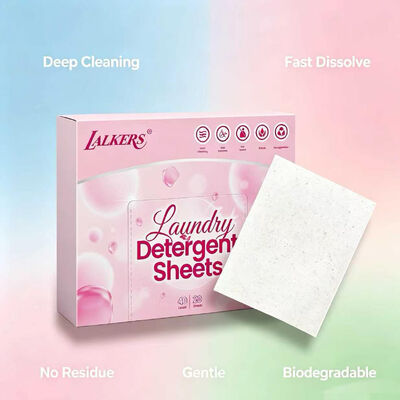 Good price Eco-Friendly Laundry Detergent Sheets with Deep Cleaning Action, Cold-Water Effective & 100% Plastic-Free online