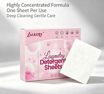 Good price Eco-Friendly Laundry Detergent Sheets with Strong Cleansing and Customizable Fragrance for Deep Stain Removal online