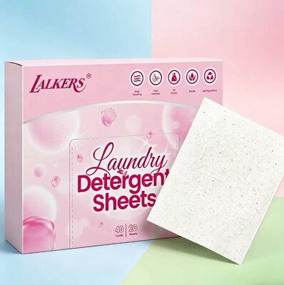 Good price Non-toxic Eco-Friendly Laundry Detergent Sheets Remove Stubborn Stains Without Harmful Chemicals online