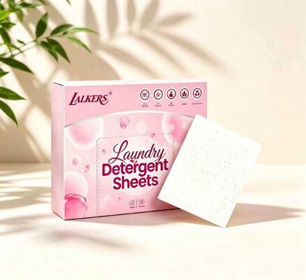 Deep Cleaning Eco-Friendly Compact Laundry Detergent Sheets for Fresh Clothes