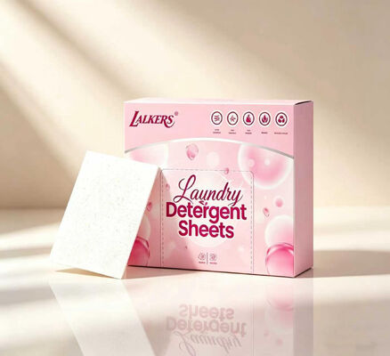 Eco-Friendly Laundry Detergent Sheets with Powerful Stain Fighting & Compact Lightweight Design