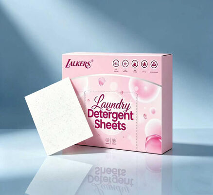 Eco-Friendly Laundry Detergent Sheets Remove Stains Deeply with Customizable Fragrance
