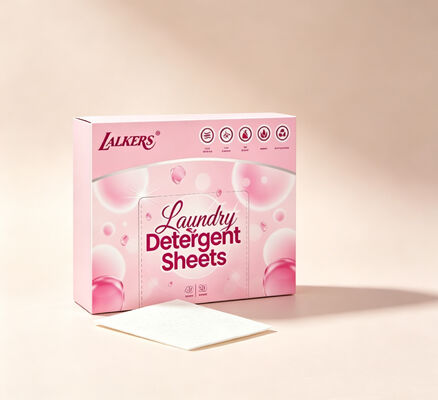 Plant Based Laundry Detergent Sheets in 11*14cm Size with 50% Active Matter for Deep Stain Removal