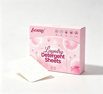 Natural Formula Laundry Detergent Sheets with Strong Cleansing Power and Eco-Friendly Design