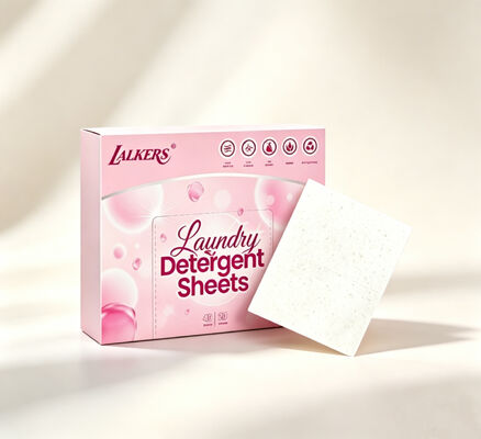 Eco-Friendly Biodegradable Laundry Detergent Sheets with Strong Cleansing Power for Gentle Fabric Care