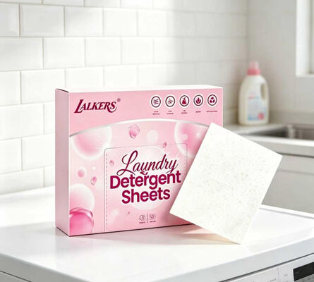 Good price TOP Natural Plant-Based Laundry Detergent Sheets for Deep Clean Stubborn Stains - Biodegradable & Eco-Friendly with Customizable Fragrance online