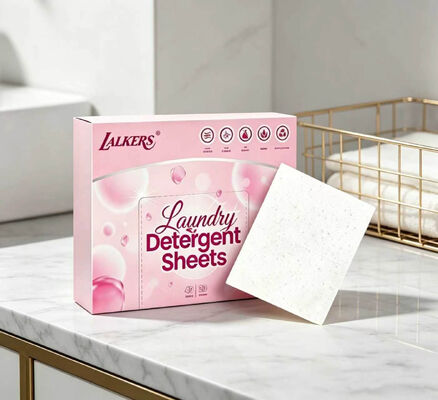 Good price Eco-Friendly Laundry Detergent Sheets with Strong Cleansing and Customizable Fragrance for Tough Stains online