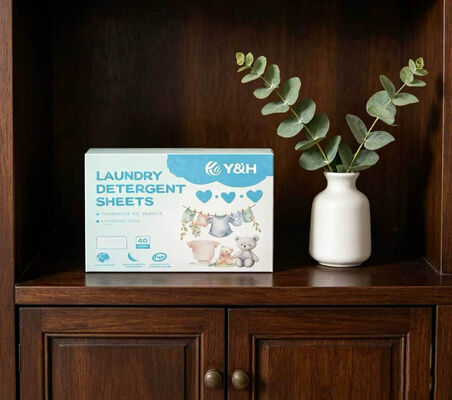Good price Eco-Friendly Biodegradable Laundry Detergent Sheets 11*14cm for Tough Stain Removal online