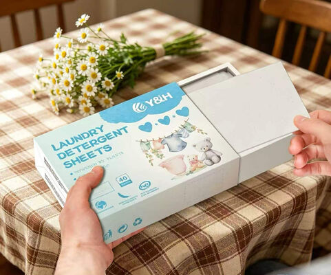 Good price Biodegradable Eco Laundry Sheets with Customizable Fragrance and 11*14cm Size for Deep Stain Removal online