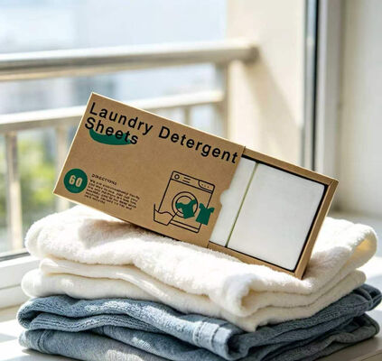 Bom preço Folhas de detergente para roupa de 11*14cm, ecológicas, removem manchas profundamente para uso ao ar livre on-line