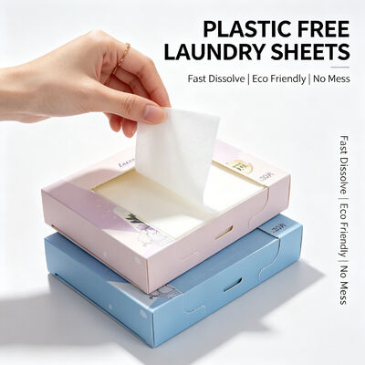 Bom preço Eco-friendly No Bleach Powerful Cleaning Laundry Detergent Sheets and Strips (Lanças e tiras de detergente para roupa) on-line