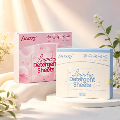 Bom preço Folhas de detergente para roupa limpa ecológicas com removente de manchas resistente e fragrância personalizável on-line