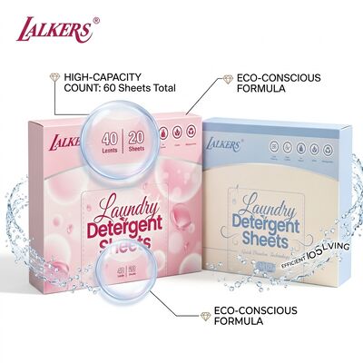 Good price 100% Plant Based Zero Waste Laundry Detergent Sheets with Pre-Measured Strips for Eco-Friendly Cleaning online