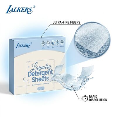 Harga bagus Strip deterjen cuci dengan kemasan biodegradable berbasis tumbuhan tanpa limbah on line
